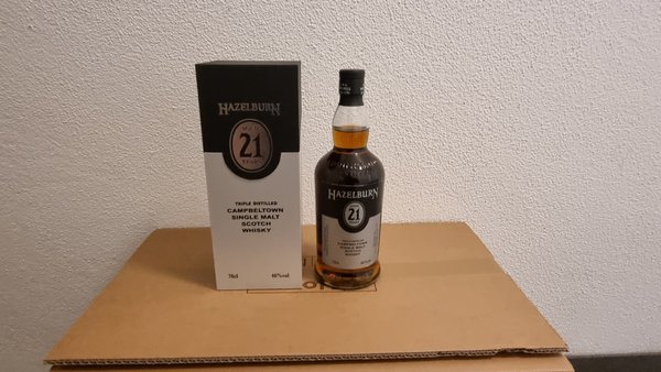 Hazelburn 21 Jahre  - Campbeltown Single Malt Scotch Whisky  - 0,7L - 46% Vol.