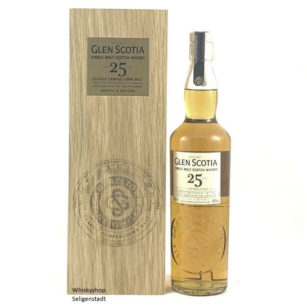 Glen Scotia 25 Jahre Campbeltown Single Malt Scotch Whisky - 0,7L - 48,8% Vol.